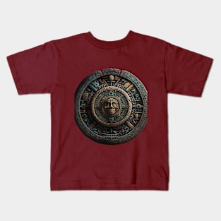 Aztec or Mayan Calendar Maya Men Women Kids Kids T-Shirt